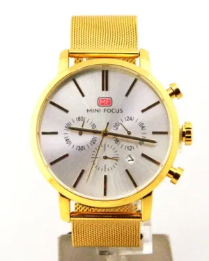 Silver Dial Mini Focus Watch