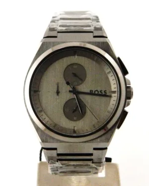 All Silver Steel Boss Watch