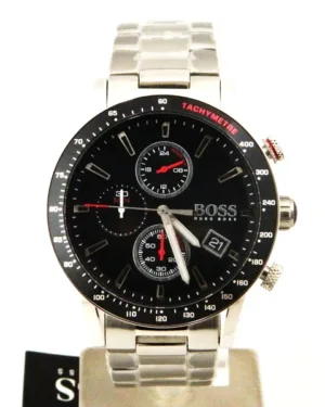 Black Dial Boss Men's Watch