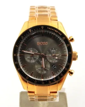 Rose Gold Boss Men's Watch