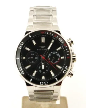 Ferro Black Dial Men's Watch