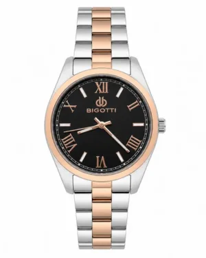 Black Dial Bigotti Ladies Watch