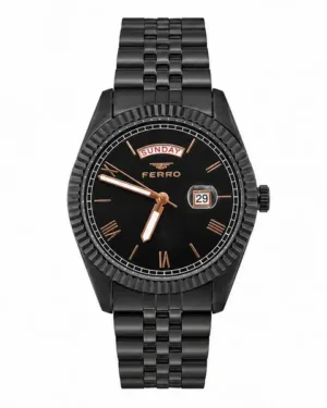All Black Ferro Men's Watch
