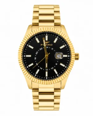 Ferro Golden Men's Wrist Watch