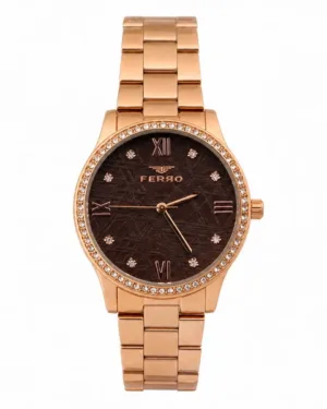 Rose Gold Ferro Ladies Watch