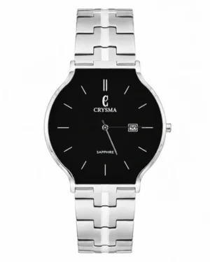 Crysma Silver Men's Wrist Watch