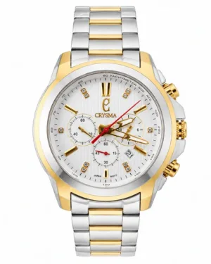 Two Tone Crysma Men's Watch
