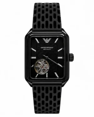 All Black Armani Automatic Watch