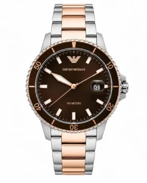 Armani Brown Dial Men's Watch