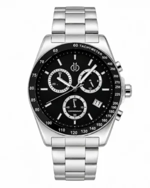 Bigotti Black Dial Men's Watch