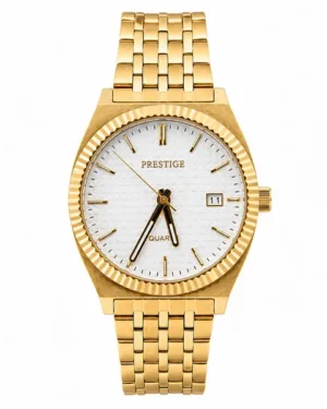 Prestige Golden Men's Wrist Watch