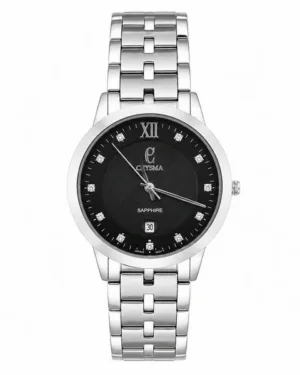 Silver Crysma Men's Wrist Watch