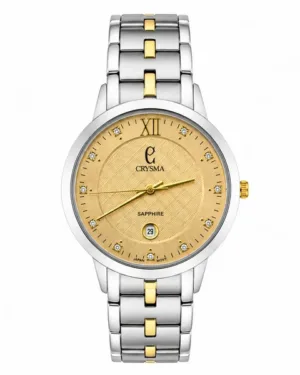Golden Dial Crysma Men's Watch