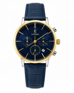 Crysma Blue Strap Men's Watch