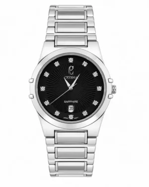 Crysma Black Dial Men's Watch