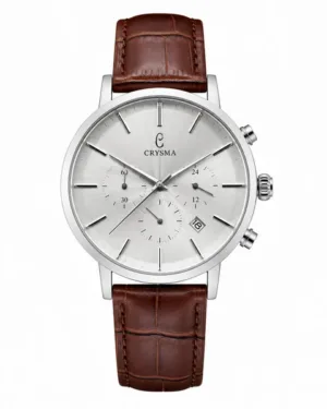 Brown Strap Crysma Men's Watch