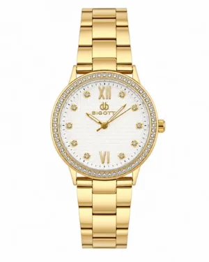 Bigotti Golden Women's Wrist Watch