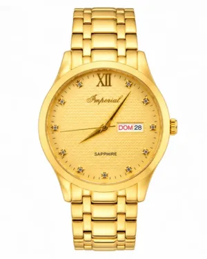 Imperial Golden Men's Wrist Watch