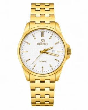 Prestige White Dial Men's Watch