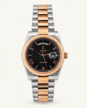 Crysma Black Dial Men's Watch