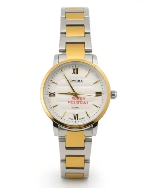 Two Tone Crysma Ladies Watch