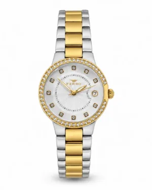 Ferro Silver Dial Ladies Watch