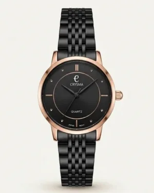 All Black Crysma Women's Watch