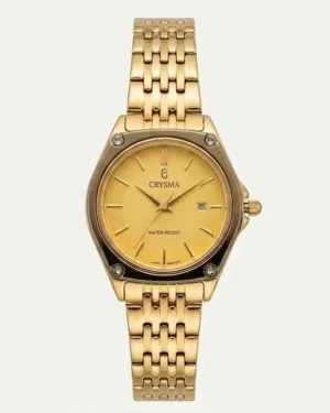 Crysma All Golden Ladies Watch