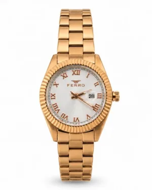 Ferro Rose Gold Ladies Watch